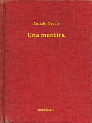 cover image of Una mentira